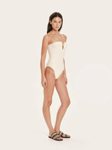 One-Piece Zeus+Dione Serica Bandeau One Piece Ivory Apoella