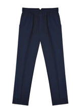 Pants Apnée Linen / Tencel Trousers Blue Apoella
