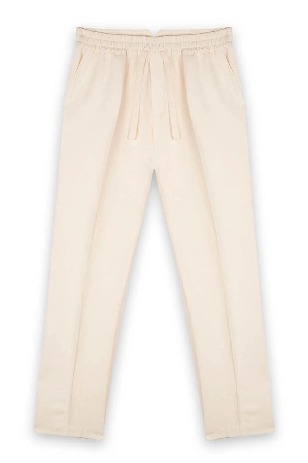 Pants Apnée Linen / Tencel Trousers Ecru Apoella