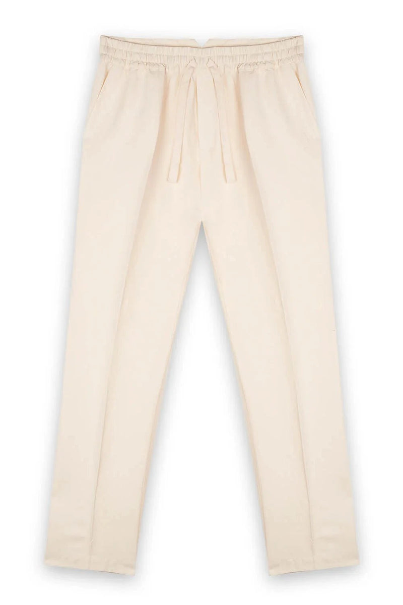 Pants Apnée Linen / Tencel Trousers Ecru Apoella