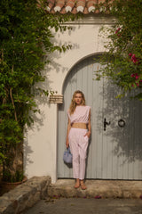 Pants Apoella Pari Cropped Pants Pink Apoella