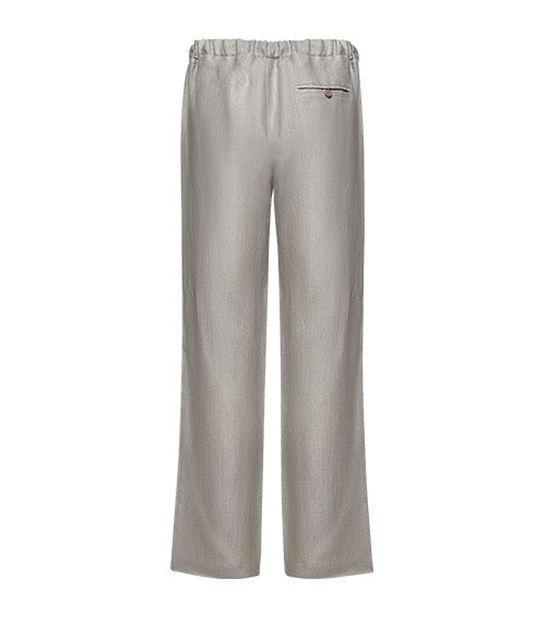 Pants APOELLA Pontus Linen Pants Grey Apoella