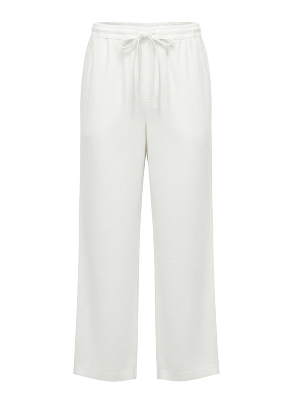 Pants APOELLA Pontus Linen Pants White Apoella