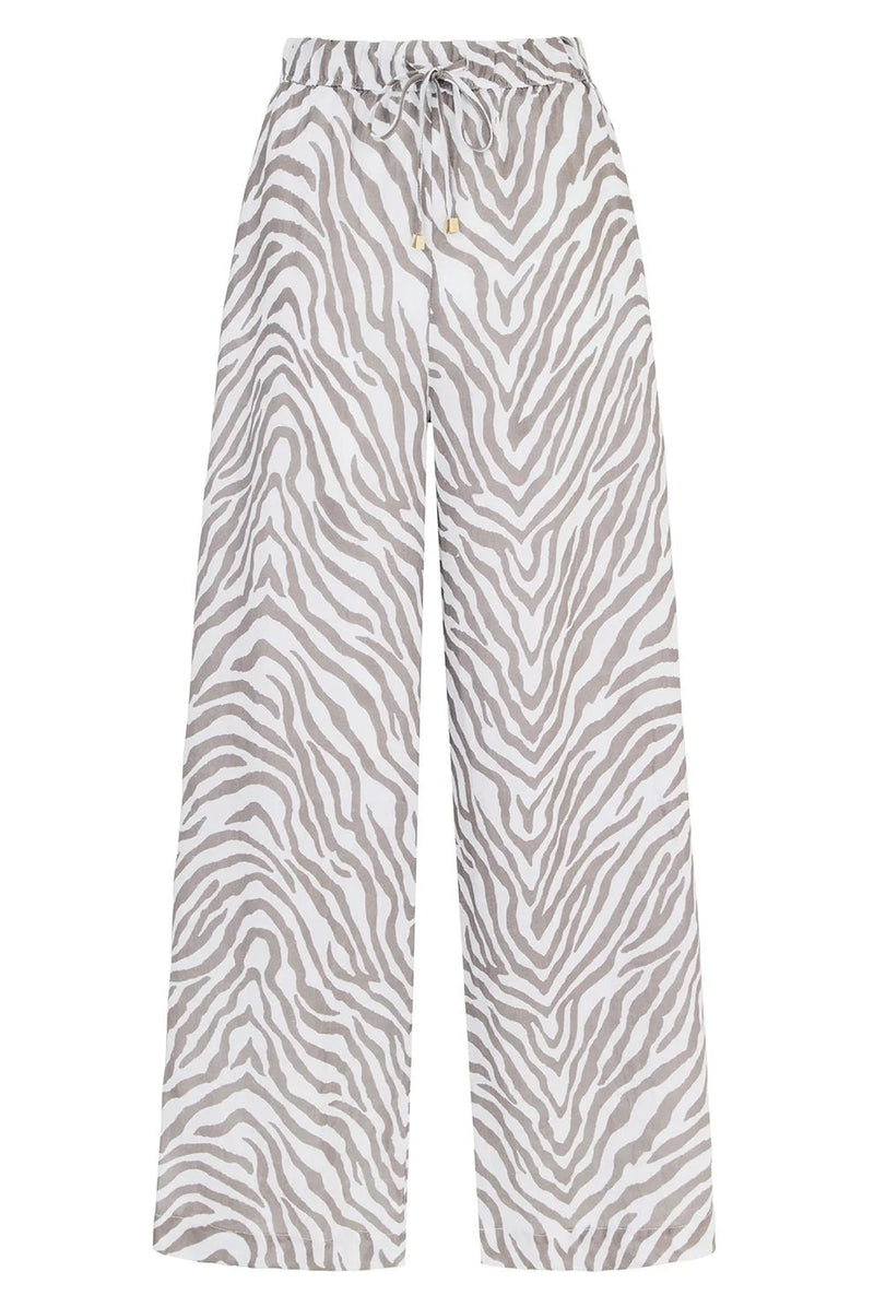 Pants Heidi Klein Oracabesca Linen Pants Animal Print Apoella