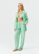 Pants Melissa Odabash Jude Elastic Waist Straight Leg Pants Medina Apoella