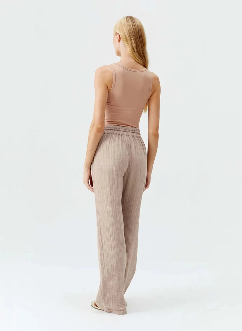 Pants Melissa Odabash Krissy Pants Beige Apoella