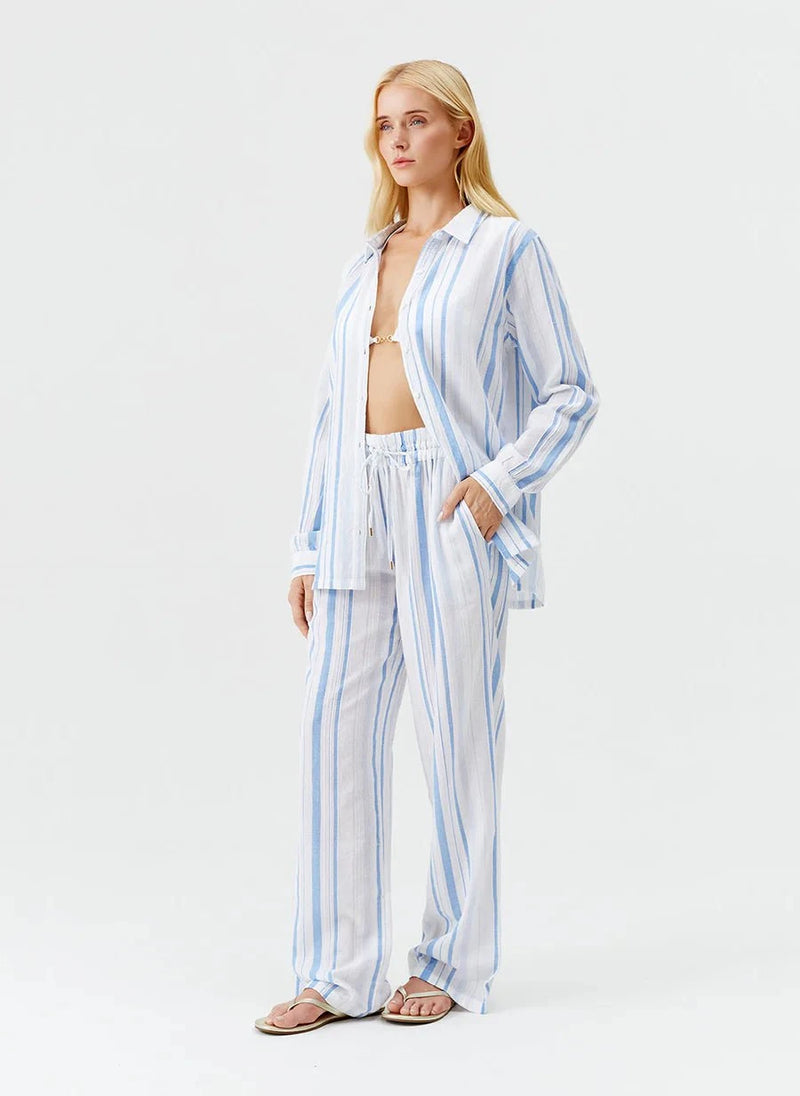 Pants Melissa Odabash Krissy Pants Oasis Stripe S / Oasis Stripe Apoella