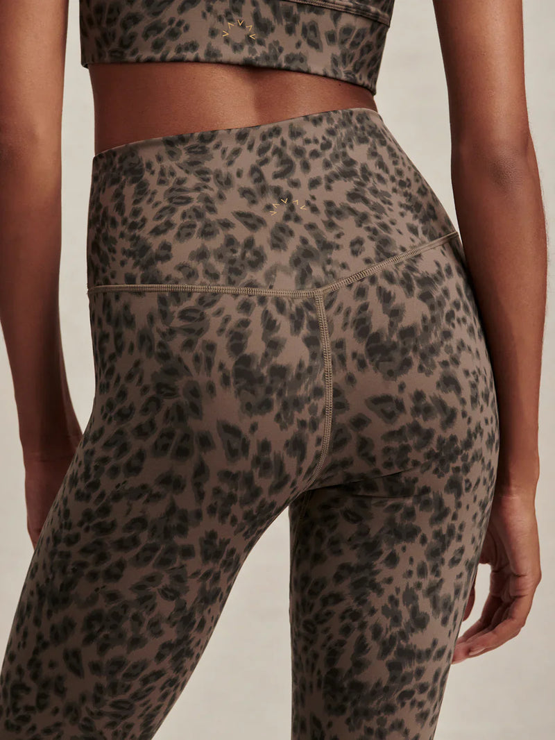 Pants Varley Freesoft High Rise Leggings 25 Brown Contrast Cheetah Apoella