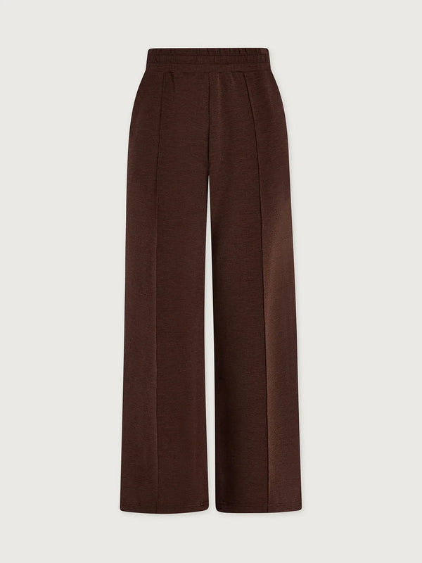 Pants Varley The Wide Leg Pant 30 Coffee Bean Marl Apoella