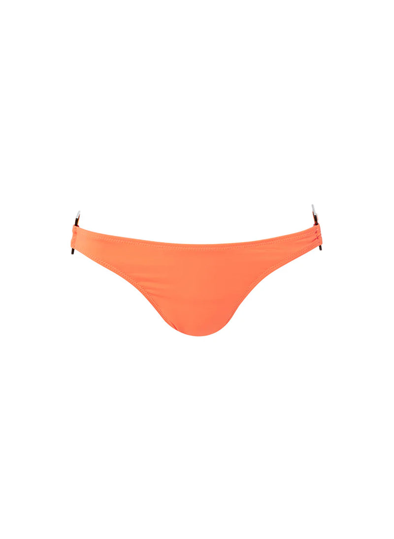 Paris Bikini Bottom W. Rectangular Details Orange