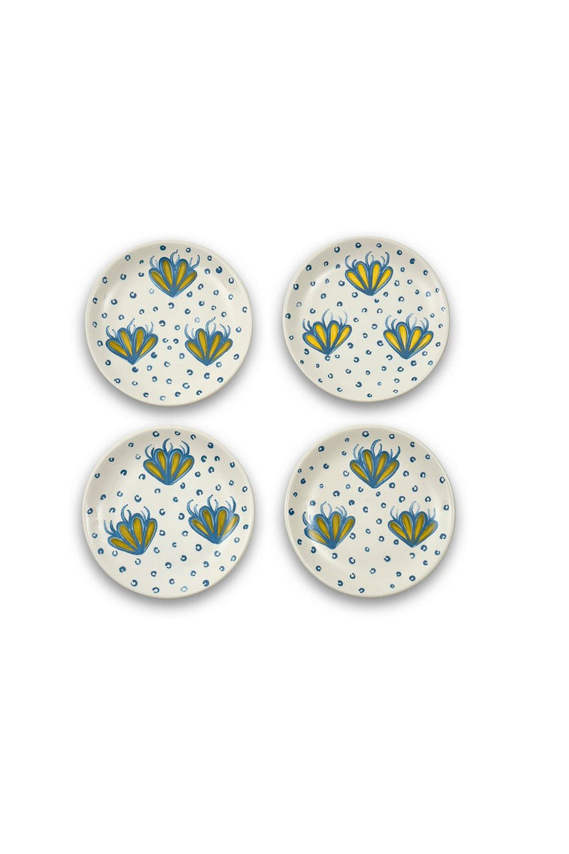 Plates Rhea Kalo Blue Coral Kids Plate Set O/S Apoella