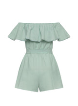 Playsuit APOELLA Artemis Off Shoulder Playsuit Mint Apoella