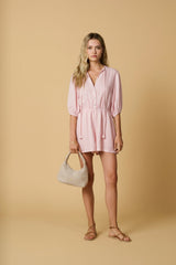 Playsuit Apoella Persephone Linen Playsuit Pink Apoella