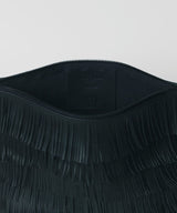 Pochette Callista Crafts Fringe Pochette Smooth Leather Black O/S / Black Apoella