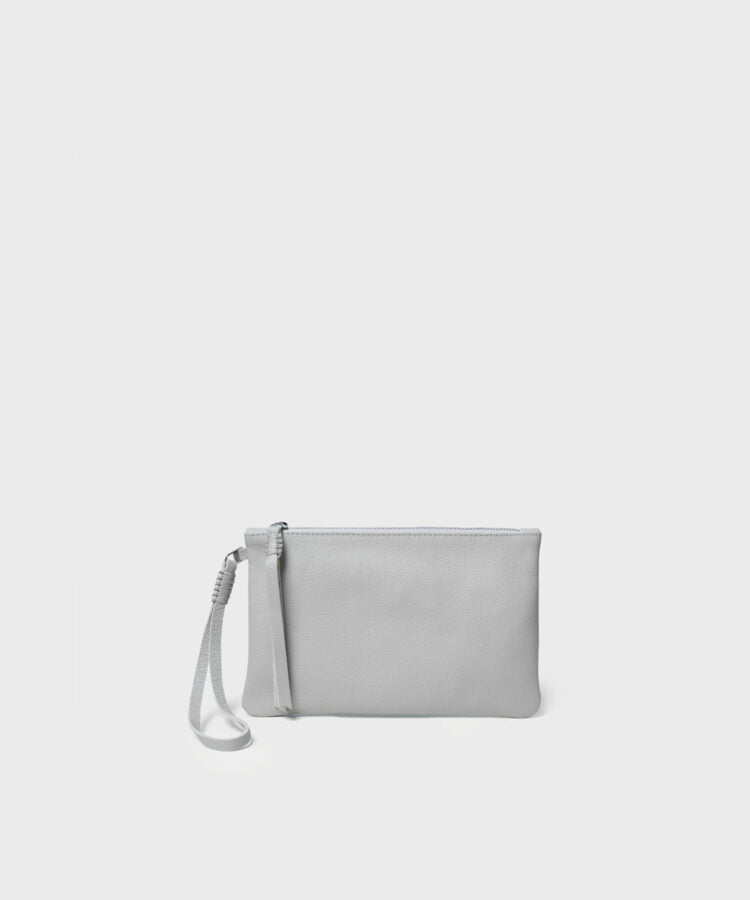 Pochette Callista Crafts Slim Pochette Grained Leather Oat O/S / Oat Apoella