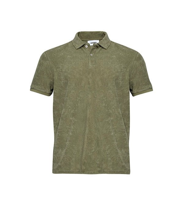 Polos Asoma Apus Terry Polo Light Green Apoella