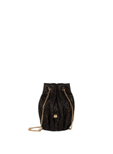 Pouches Apoella Naxos Raffia Straw Mini Shoulder Pouch O/S / Black Apoella