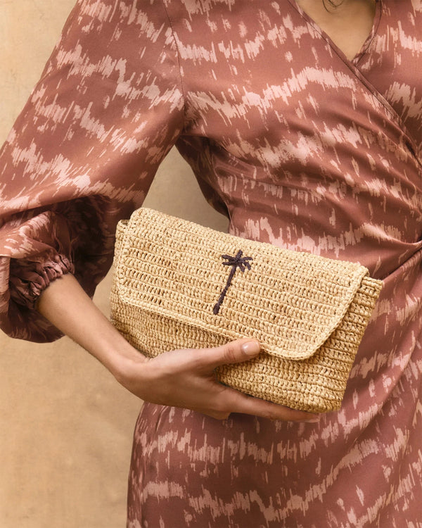 Pouches Manebi Pouch Bag Palm Natural O/S Apoella