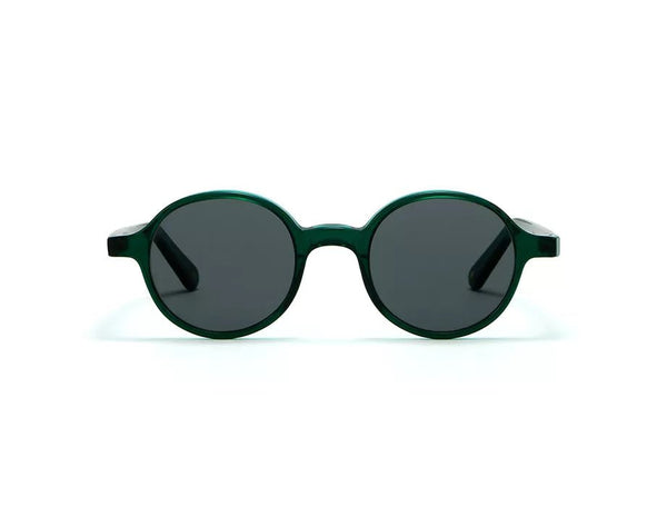 - Reunion Flat Grey Lenses Emerald Green O/S Apoella