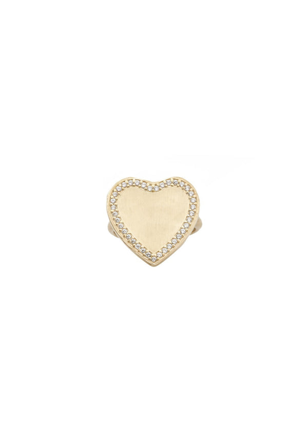 Rings Antonia Karra Cuore Ring Gold Plated O/S / Gold Apoella