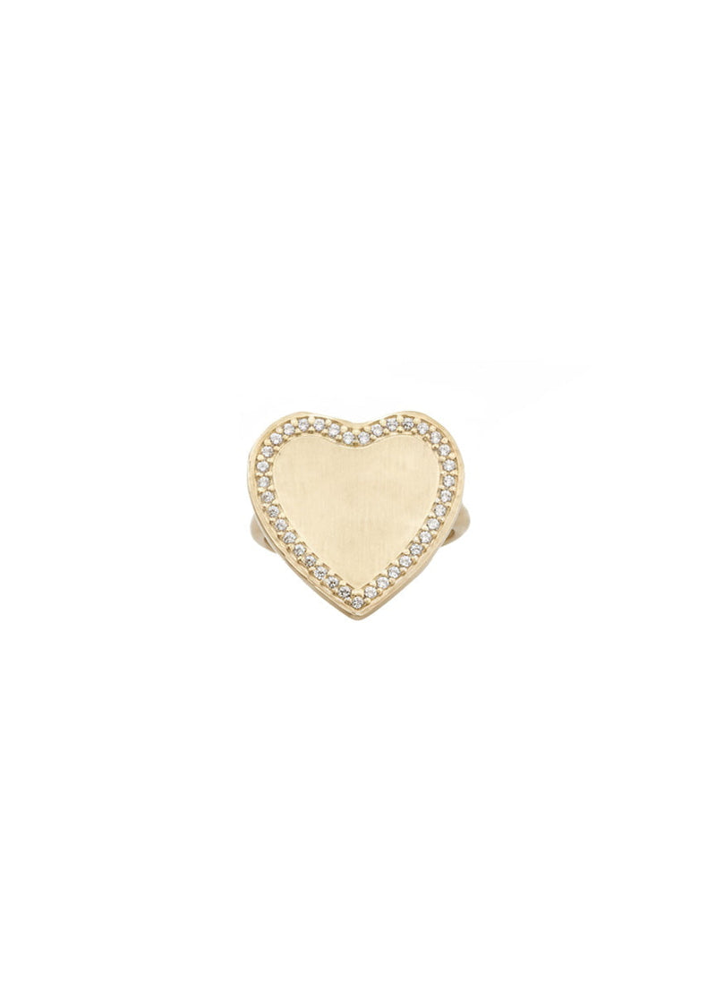 Rings Antonia Karra Cuore Ring Gold Plated O/S / Gold Apoella