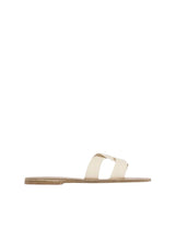 Sandals Ancient Greek Sandals Desmos Leather Slide Sandals Off White Apoella