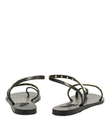 Sandals Ancient Greek Sandals Eleftheria Bee Strap Sandals Black Apoella