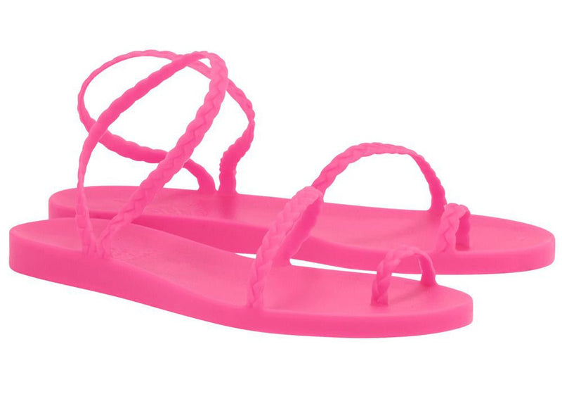 Sandals Ancient Greek Sandals Eleftheria Jelly Sandals Fluo Fuchsia Apoella