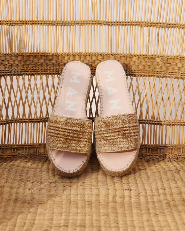 Sandals Manebi Double Sole Sandals Natural Apoella