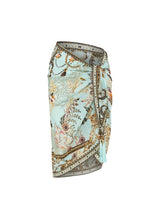 Sarong Camilla With Love Short Tassel Sarong Adieu Yesterday S/M / Sky Gold Apoella