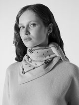 Scarf Absolut Cashmere Annabelle Print Scarf Ivory O/S / Ivory Apoella
