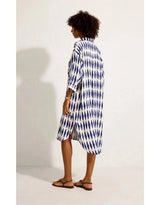 Shirtdress Lenny Niemeyer Midi Round Hem Chemisier Shirtdress Formentera Apoella