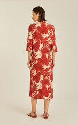 Shirtdress Lenny Niemeyer Side Slit Long Shirtdress Palm M / Palm Apoella