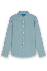 Shirts Apnée Linen Shirt Caribbean Blue Apoella