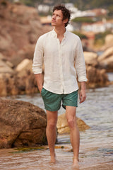 Shirts Apnée Linen Shirt Ecru Apoella
