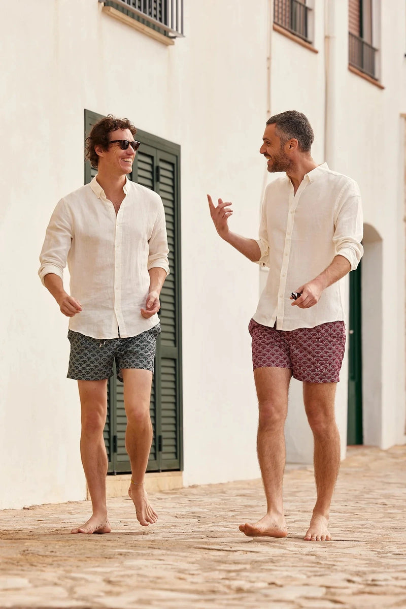 Shirts Apnée Linen Shirt Ecru Apoella