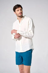 Shirts Apnée Linen Shirt Ecru Apoella