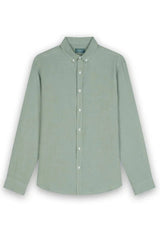 Shirts Apnée Linen Shirt Sage Green Apoella