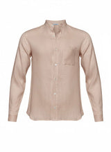 Shirts APOELLA Apollo Linen Mao Shirt Beige Apoella