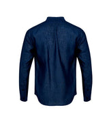 Shirts APOELLA Apollo Linen Mao Shirt Denim Apoella