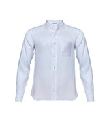 Shirts APOELLA Apollo Linen Mao Shirt White Apoella