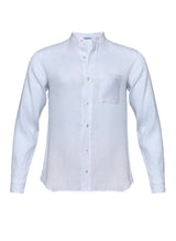 Shirts APOELLA Apollo Linen Mao Shirt White Apoella