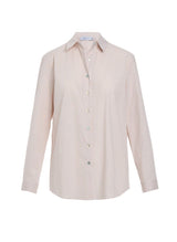 Shirts Apoella Nike Oversized Shirt Beige/White Stripes Apoella