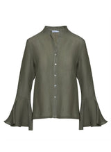 Shirts Apoella Virginia Frill Shirt Khaki Apoella