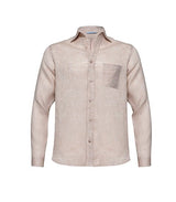Shirts APOELLA Zeus Linen Shirt Beige Apoella