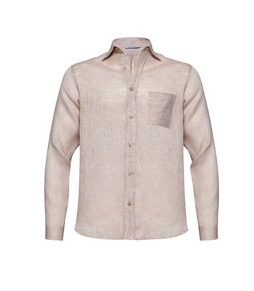 Shirts APOELLA Zeus Linen Shirt Beige Apoella