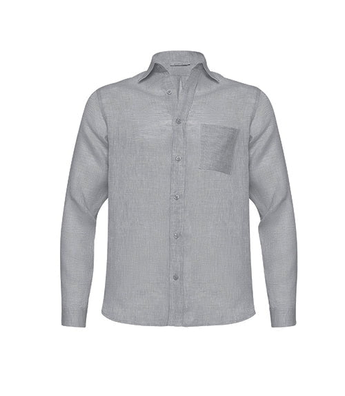 Shirts APOELLA Zeus Linen Shirt Grey Apoella