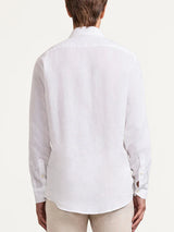 Shirts Frescobol Carioca Antonio Linen Regular Shirt White Apoella