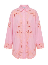 Shirts Juliet Dunn Poplin Shirt With Cut-out Embroidery Paloma Apoella
