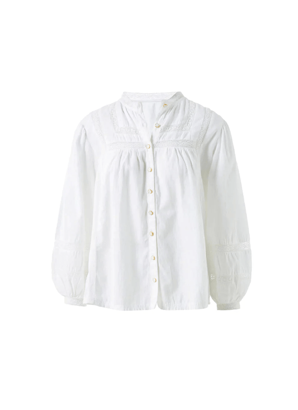 Shirts Melissa Odabash Poppy Shirt White / S Apoella